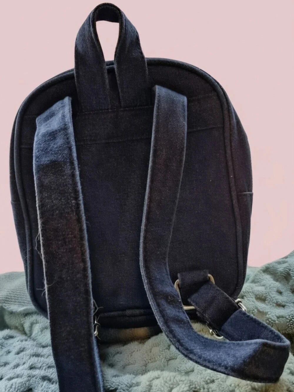 Denim Blue Women's/Girl's Mini Backpack - Stylish Everyday Bag